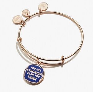 Alex and Ani Rose-Toned Bangle - “You Are Stronger Than You Think” from 2019